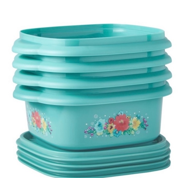 The Pioneer Woman 20-Piece Assorted Food Storage Set, Breezy Blossoms: - Picture 2 of 5